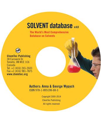 Solvents Database (CD) v.4.0